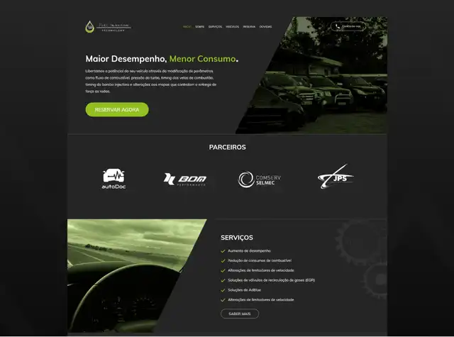 Mockup final do projecto Fuel Injection